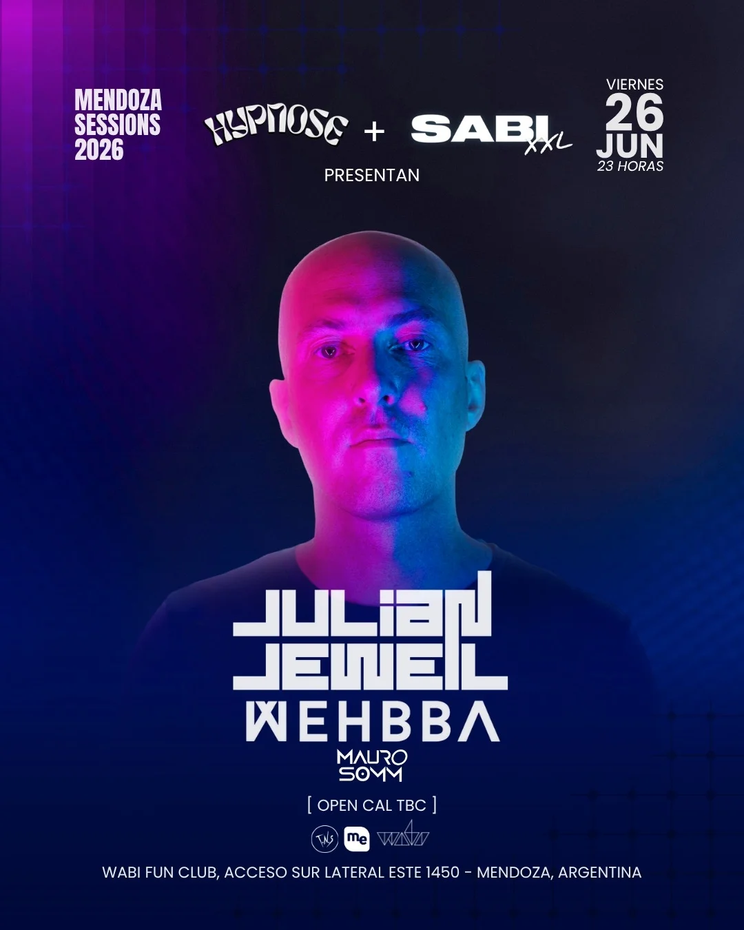 Julian Jewell + Wehbba flyer